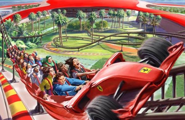 افتتاح مجموعه تفریحی توریستی Ferrari World ابوذبی در اکتبر 2010